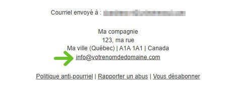 Pied de page